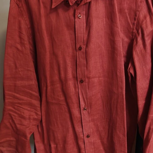 Bitsiani men's spring shirt red XL like new