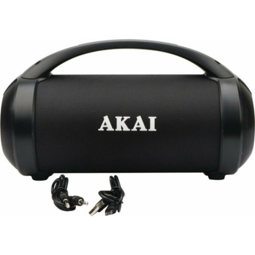 Akai ABTS-21H Bluetooth Speaker 6.5W with Radio and 4-Hour Battery Life Black