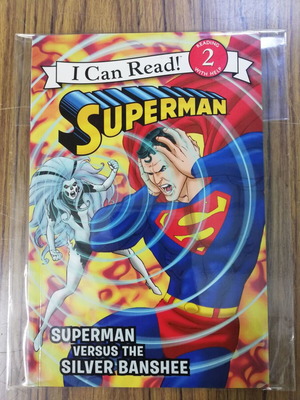 DC Comics Superman Versus the Silver Banshee used, Children's Comics I Can Read! Level 2