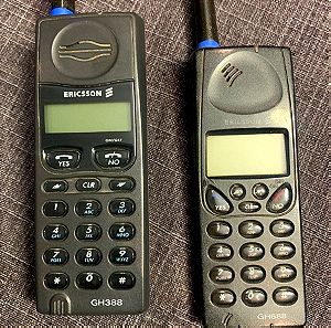 Δύο συλλεκτικά κινητά τηλέφωνα Ericsson GH388 και GH688 . Η τιμή αφορά και τα δύο