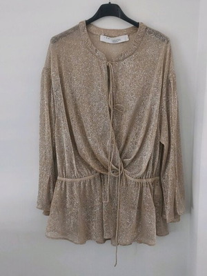Iro blouse small like new, gold