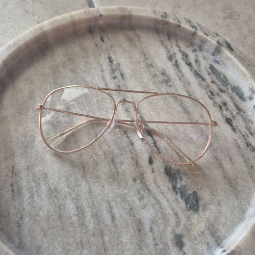 Glasses frame used, metal