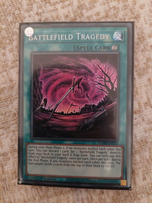 Yu-Gi-Oh Battlefield Tragedy Secret Rare σαν καινούργιο