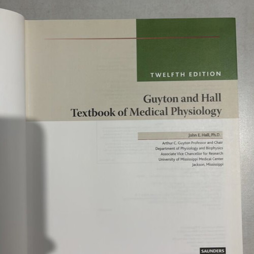 Medical Physiology book new, English