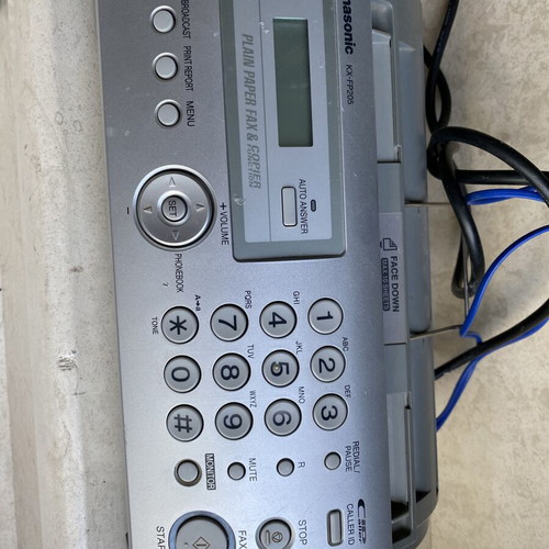 Panasonic KX-FP205 Plain Paper Fax and Copier like new