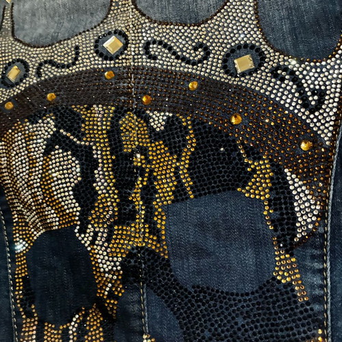 Philipp Plein denim jacket like new, blue