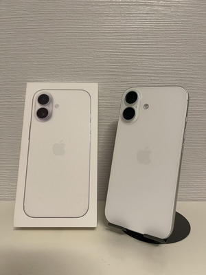 Apple iPhone 17 white 256GB with cracked screen
