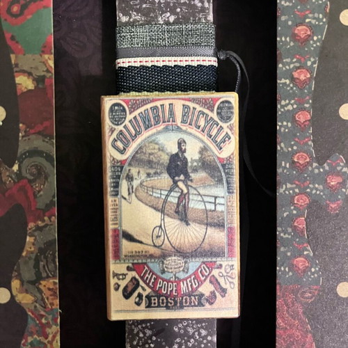 Easter Candle with Vintage Columbia Bicycle Decoration new