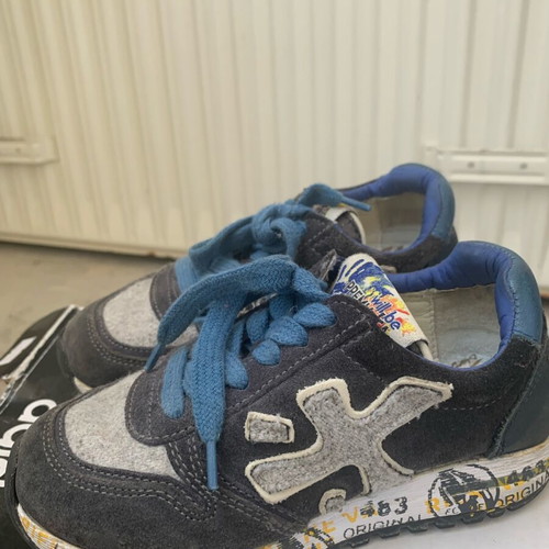 Premiata kids shoes like new, grey and blue casual