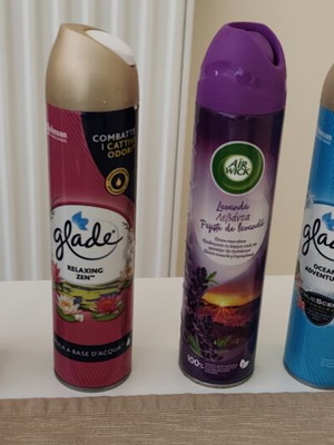 Room spray aerosols 300ml by Glade and Air Wick new