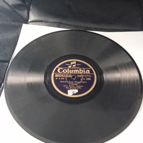 Gramophone record Tango M. Thomakos used