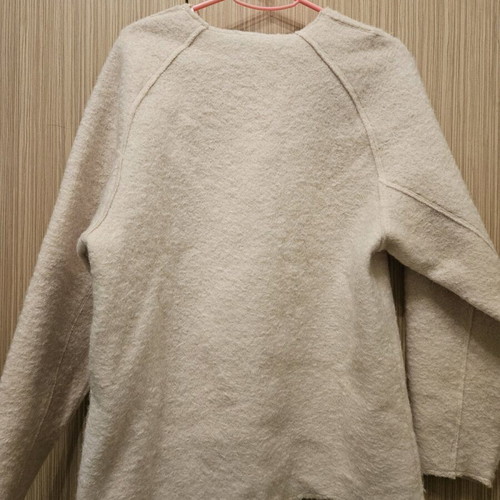 Zara white pullover like new, loose fit, size S