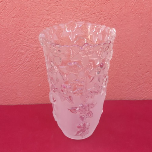 Crystal vase 14x24 cm
