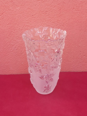 Crystal vase 14x24 cm