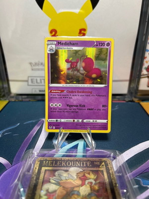 Pokemon card Medicham holographic LO και Sleeved card καινούργια