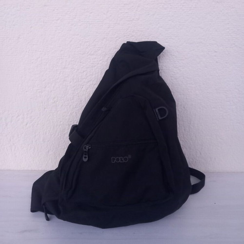 Polo sling backpack black like new