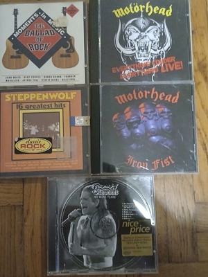 Rock CD pack of 10 albums plus 5 bonus, used, classic and alternative