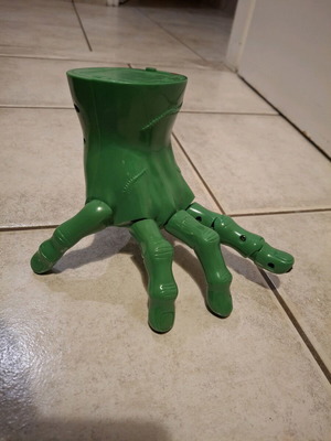 Plastic hand used, decorative