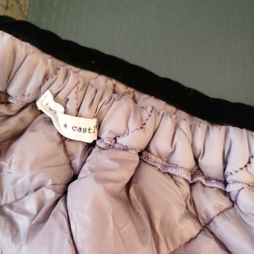 Two In A Castle purple skirt like new, size 9-10, 140 cm