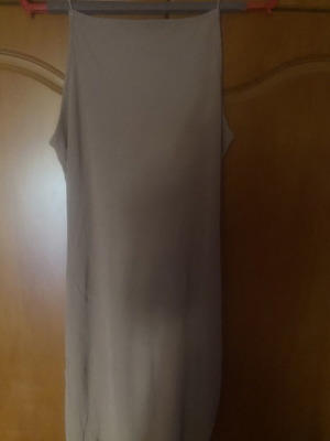 Brown dress used, knee-length, H&M, size S