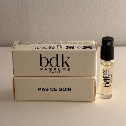 BDK Parfums Pas Ce Soir Eau de Parfum tester 2ml new, 2 samples