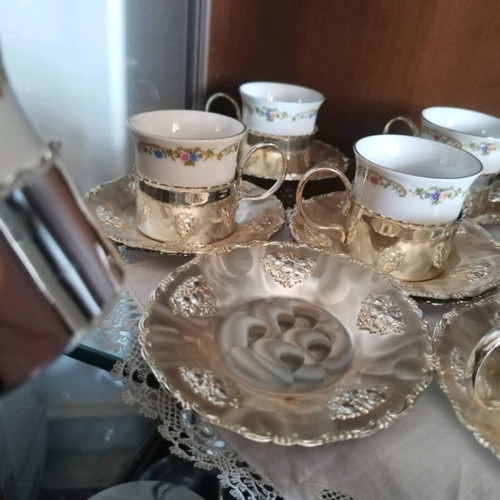 Vintage coffee and tea cups set of 10, collectible