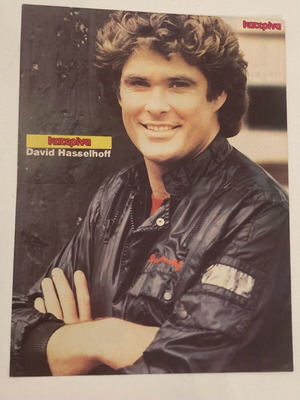 David Hasselhoff αφίσα από περιοδικό Κατερίνα σε καλή κατάσταση