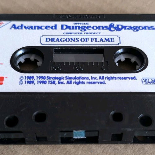 Dragons Of Flame (AD&D) Amstrad cassette like new