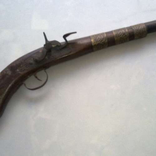 Decorative Pistol Replica 1821 used, non-functional, 39cm