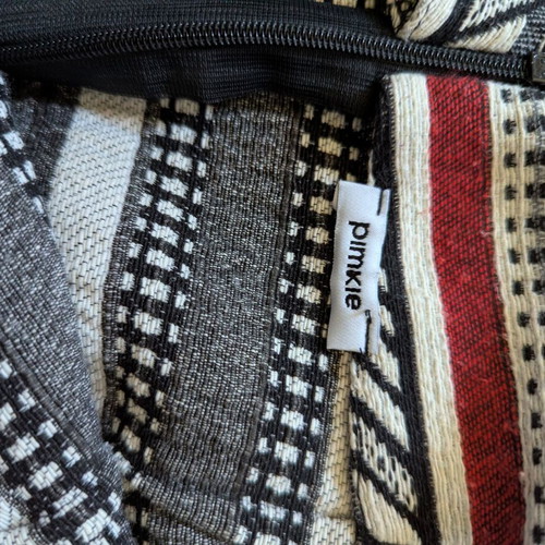 Pimkie mini skirt with geometric patterns size M like new, multicolored