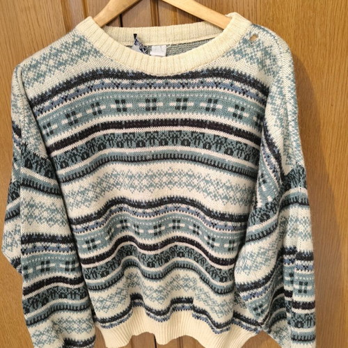Bresci knitted men's sweater used, long-sleeve, size M