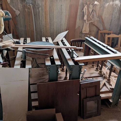 Professional woodworking machines used, package