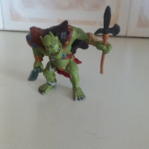 Papo fantasy green troll collectible figure like new