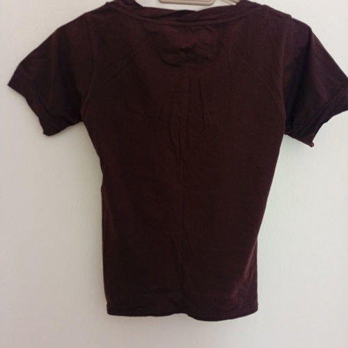 Women's brown T-shirt, size XS