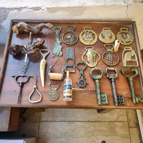 Collection of 21 bottle openers like new