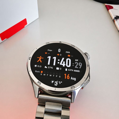 OnePlus Watch 3 Stainless Steel 46mm smartwatch with extra strap and Spigen bracelet