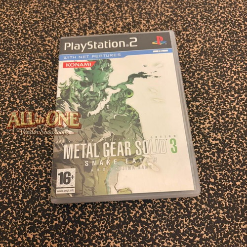 Metal Gear Solid 3 Snake Eater PS2 game