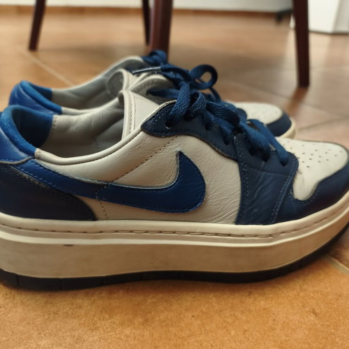 Nike Air Jordan 1 Elevate Low sneakers like new, white and blue