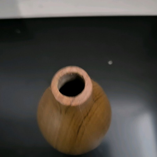 Wooden vase like new, very nice