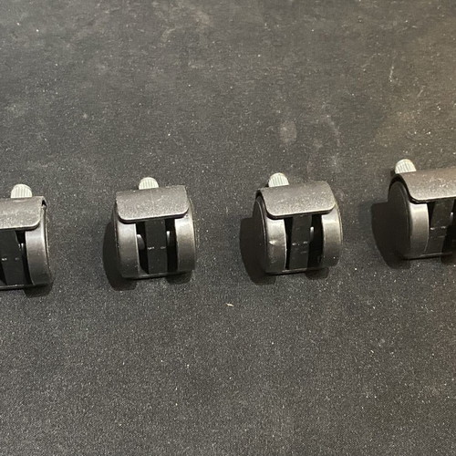 Furniture wheels set of 4 new with pin