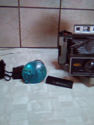 Polaroid Automatic Land Camera 420 and Kodak Brownie 127 used