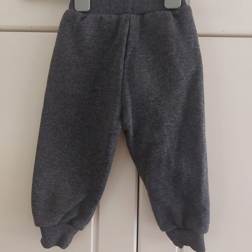 Dark gray baby pants 9 months like new, 65% cotton 35% polyester