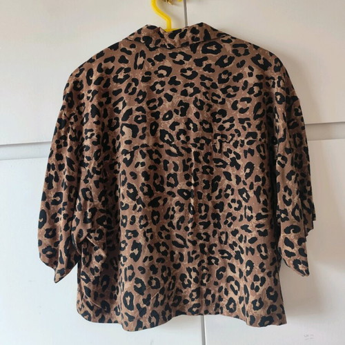 JJXX women's shirt with animal print, like new, XS