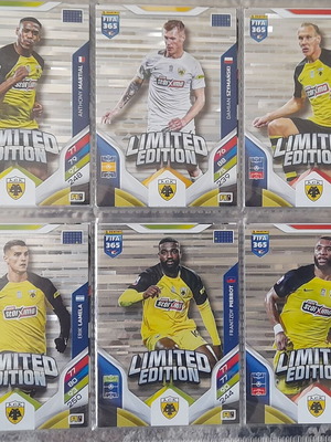 FIFA 365 2025-2026 Adrenalyn XL limited edition AEK set with 11 cards