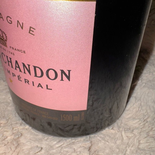 Moet Rose decorative bottle 1.5L used