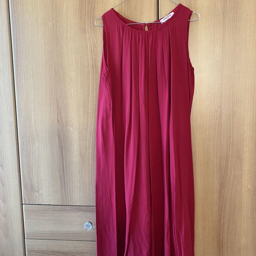 Celestino sleeveless midi dress new, red, size L