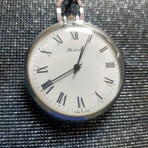 Raketa USSR pocket watch used, mechanical and working