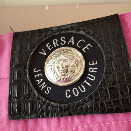 Versace jeans new, authentic, dark pink, size 30 inches