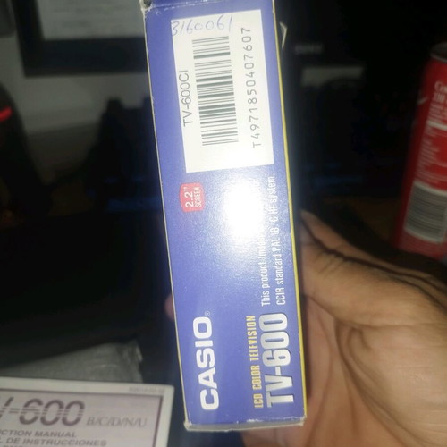 Casio TV-600 portable television like new