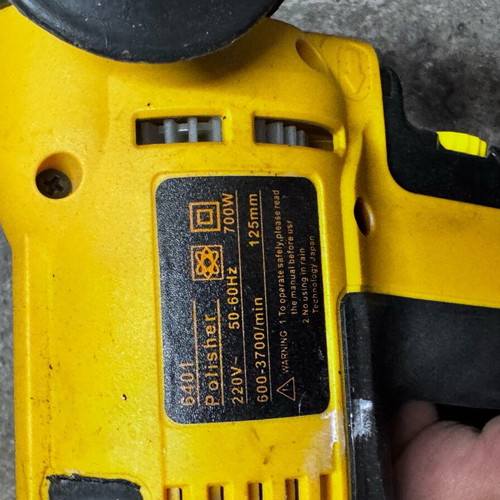 Polisher used for small surfaces
